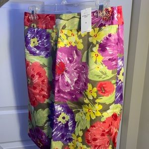 Floral Banana Republic Skirt